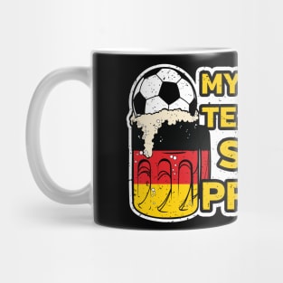 German Soccer Drinking Team Mug